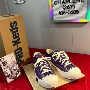 Brand New Pro Keds Royal Men LO CVS Purple sneakers